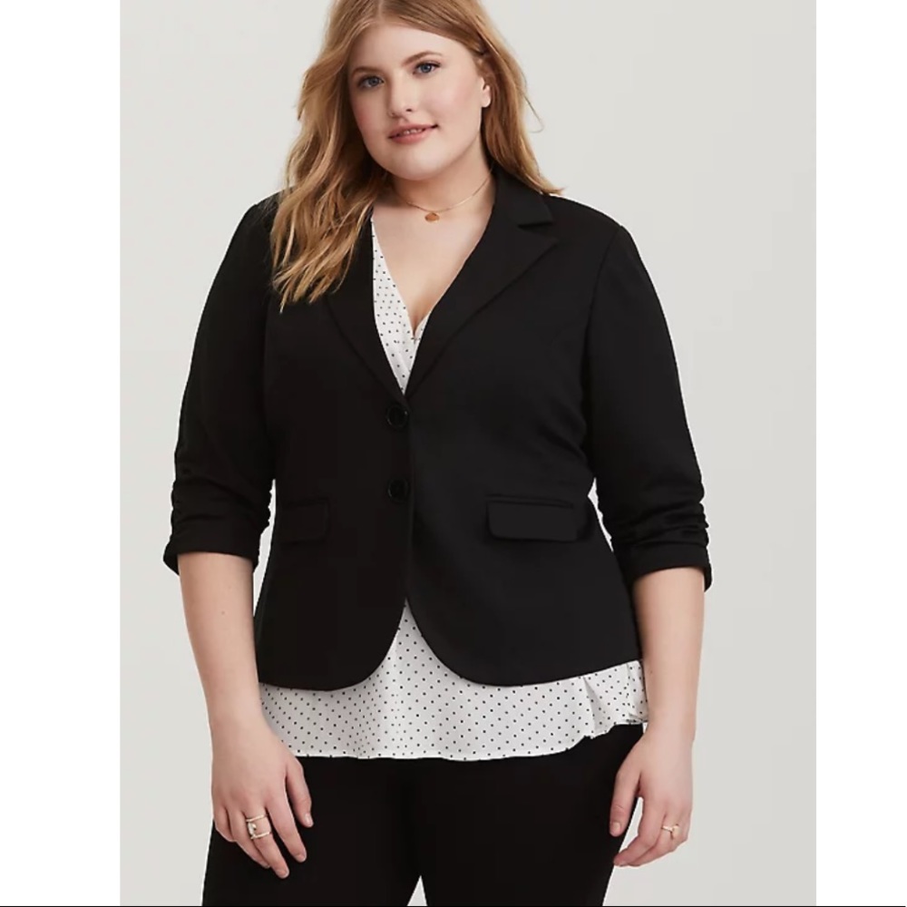 Torrid Black Blazer Size 1